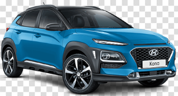 Blue Hyundai PNG Image Background