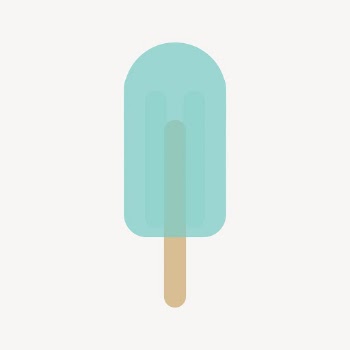 Blue ice cream clipart, food | Free Vector - rawpixel