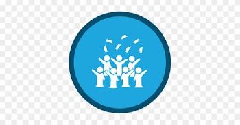 Blue Icon That Has Student Throwing Graduation Caps - Your Take