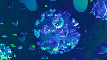 Blue infectious coronavirus outbreak social banner | Free  illustration - 2326129
