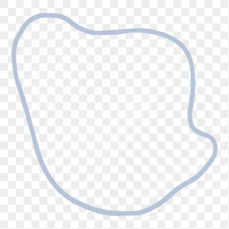 Blue irregular frame png sticker, | Free PNG - rawpixel