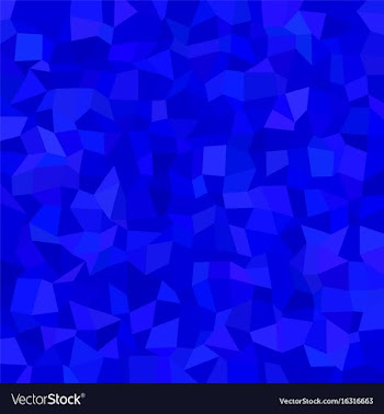 Blue irregular rectangle tile mosaic pattern vector image