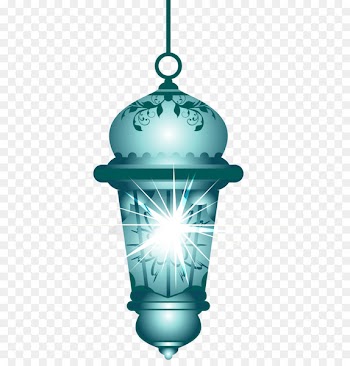 Blue Islamic decoration vector 