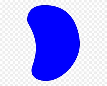 Blue Jelly Bean Clip Art At Vector Clip Art - Blue Jelly Bean Clipart