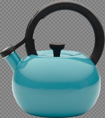 Blue Kettle Png Image