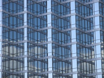 Blue Laminated Glass Building