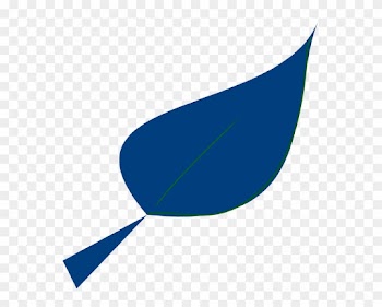 Blue Leaf Svg Clip Arts 564 X 595 Px - Blue Leaf Clip Art