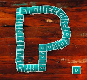Blue Letter P Clip Art