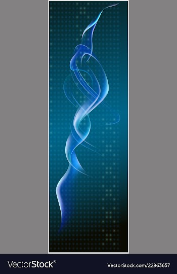 Blue light x banner background vector image