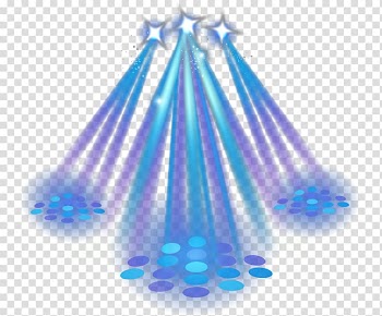 Blue lights illustration, Stage lighting, Cool stage lighting transparent background PNG clipart