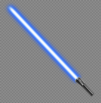 Blue Lightsaber Free PNG Image