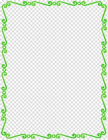 Blue , Lime Border Frame Pic transparent background PNG clipart