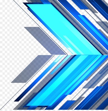 Blue Line Geometric shape - Blue technology background 