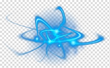 Blue lines illustration, Light, Cool blue light effect line material transparent background PNG clipart