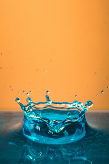 Blue Liquid Illustration
