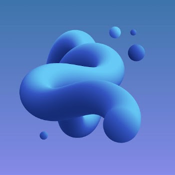 Blue liquid shape clipart, 3D | Free PSD - rawpixel