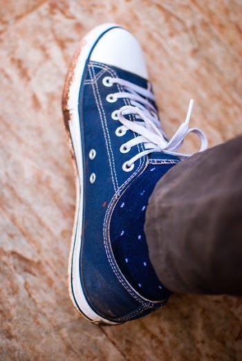 Blue Low-top Sneaker