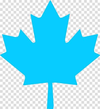 Blue maple leaf , Canada Maple leaf , Maple Leaf transparent background PNG clipart