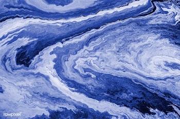 Blue marbled paint texture | Free stock vector - 895845