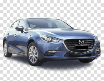Blue Mazda PNG Free Download