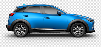 Blue Mazda PNG Transparent Image