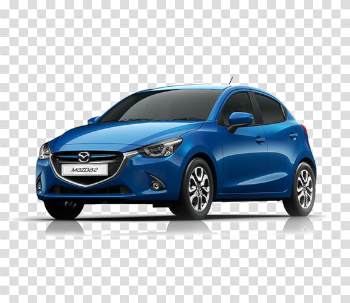 Blue Mazda Transparent Background PNG