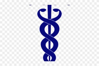 Blue Medical Cliparts - Caduceus Vector