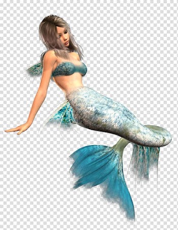 Blue mermaid illustration, Ariel Mermaid Merman, Mermaid transparent background PNG clipart