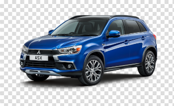 Blue Mitsubishi PNG Transparent Image