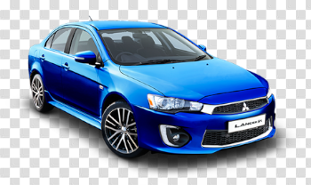 Blue Mitsubishi Transparent Image