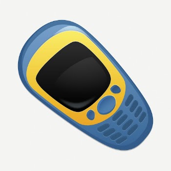 Blue mobile phone clipart, collage | Free PSD - rawpixel