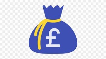 Blue Money Bag Icon - Money Bag Icon Png