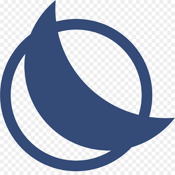 Blue moon Logo Symbol Full moon - blue half moon 