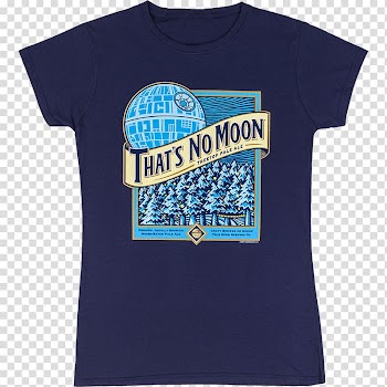 Blue Moon T-shirt Beer Earth, T-shirt transparent background PNG clipart