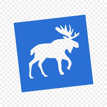 Blue Moose Reindeer Logo Snag Volleyball -  