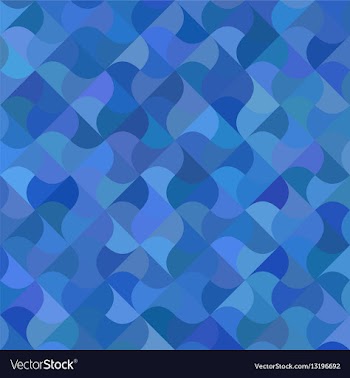 Blue mosaic background vector image