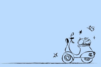 Blue motorcycle doodle background, cute | Free Vector - rawpixel