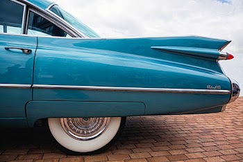 Blue Muscle Car