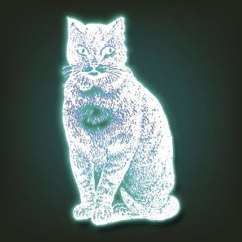 Blue neon cat, animal aesthetic | Free Photo - rawpixel