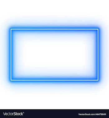 blue neon frame png