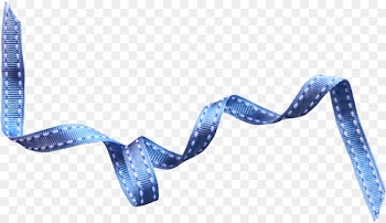 Blue Orange ribbon - Beautiful blue-violet ribbons 