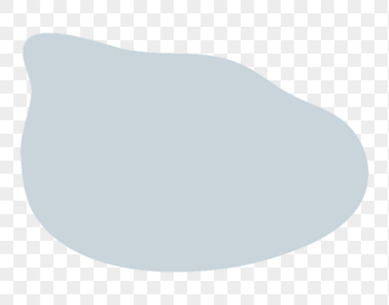 Blue organic png shape sticker, | Free PNG - rawpixel
