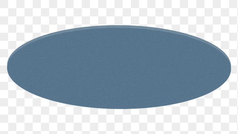Blue oval shape png sticker, | Free PNG - rawpixel