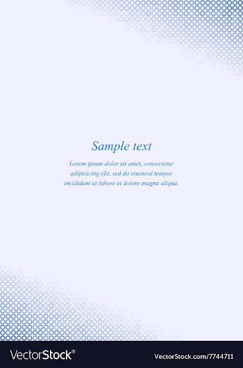Blue page corner design template invitation vector image
