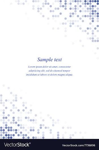 Blue page corner design template vector image