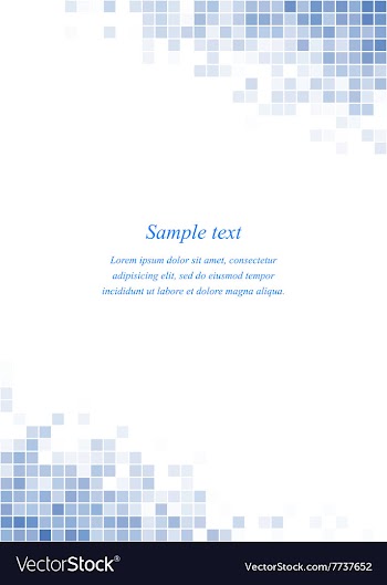 Blue page corner design template vector image
