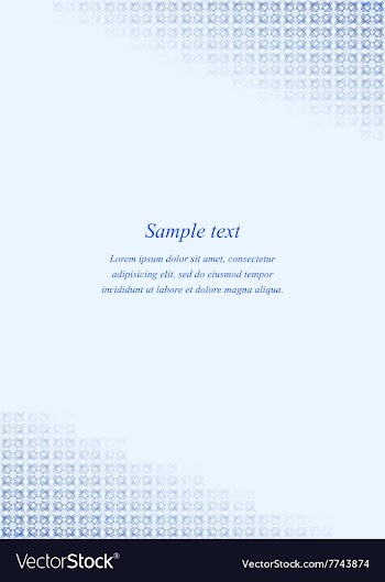Blue page corner design template vector image