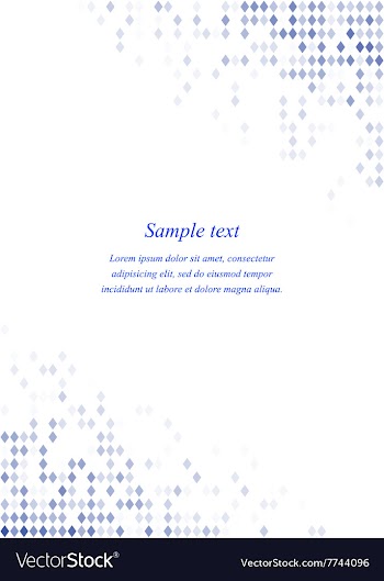 Blue page corner design template vector image