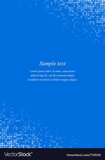 Blue page corner design template vector image