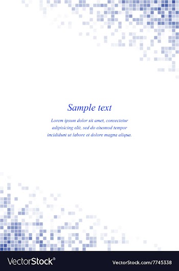 Blue page corner square design template vector image